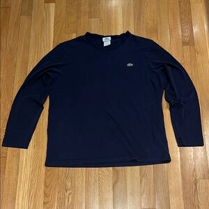 Lacoste Long Sleeve Pima Jersey Crew Neck T-Shirt